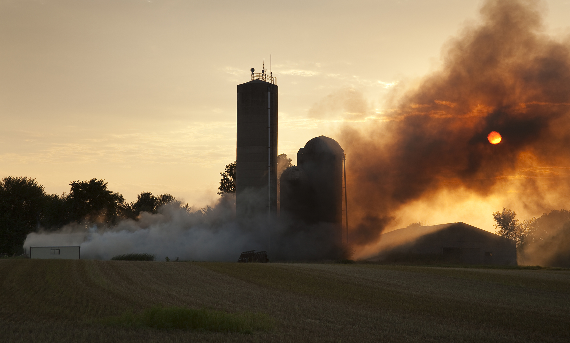 Silo Fire • Bruk Cobra for gasskjøling – Cold Cut Systems