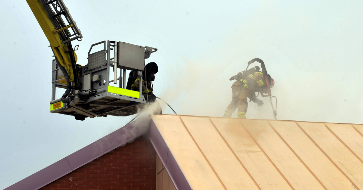 Attic and roof fires