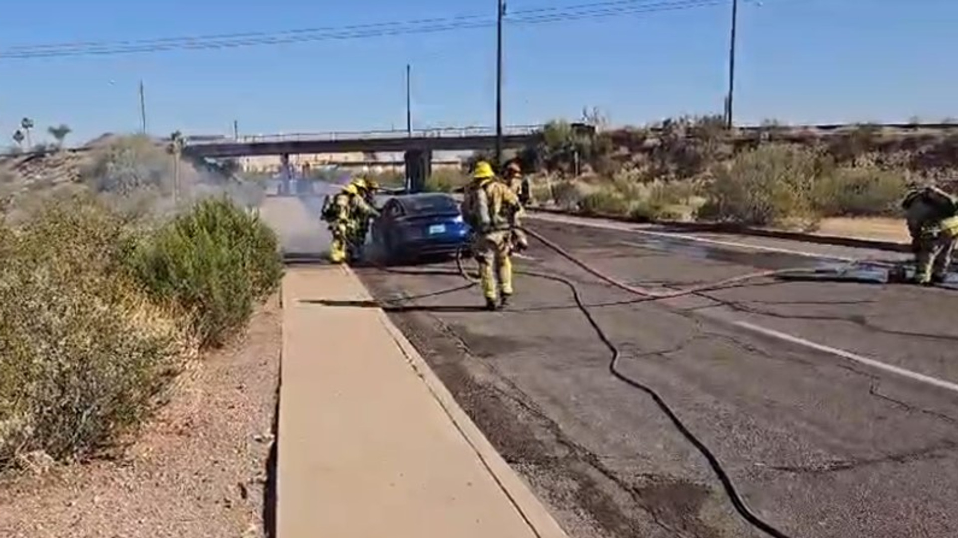 Tesla Fire Tempe US