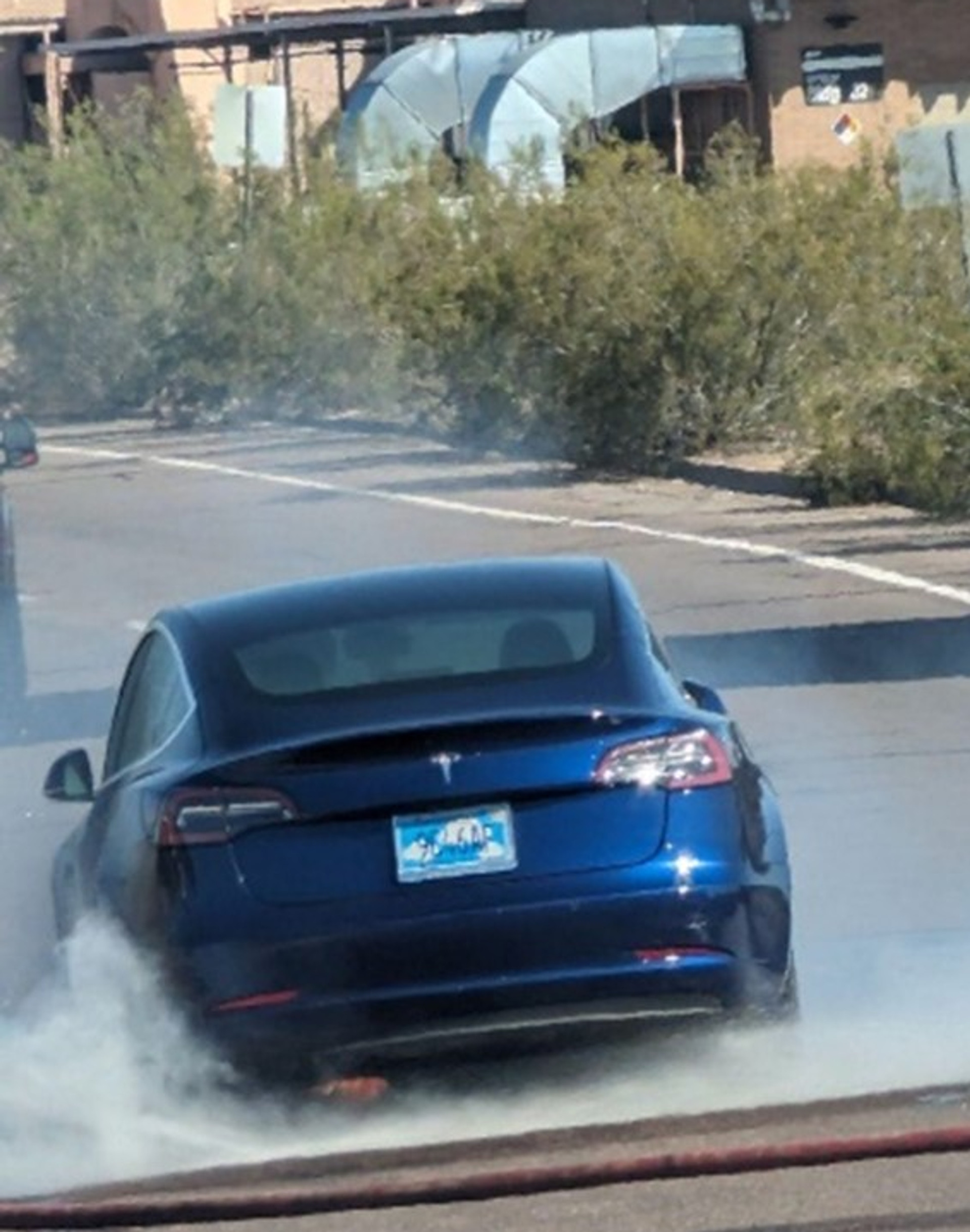 Tesla Fire Tempe US